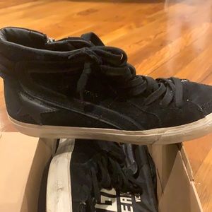 Golden goose black slide sneaker 39